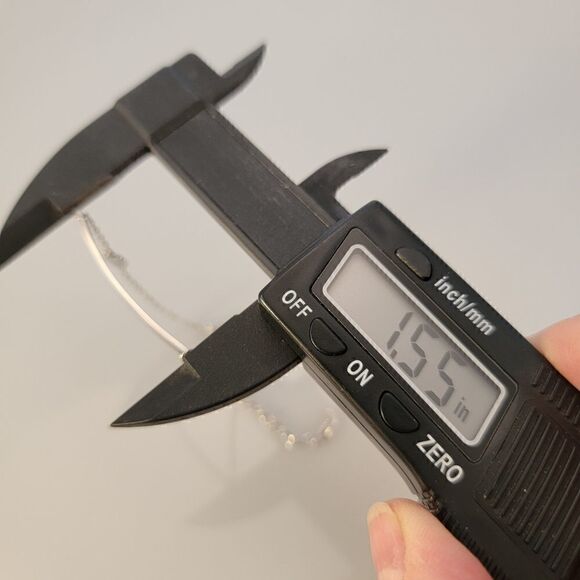 New Silver Stainless Steel Delicate Heart Chain ID Bracelet - Picture 5 of 7